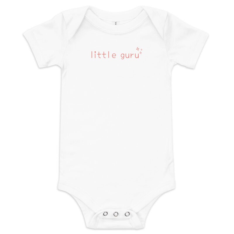 Little Guru in Stardust Flame 100% Airlume Cotton Baby Bodysuit by Little Guru & Co.