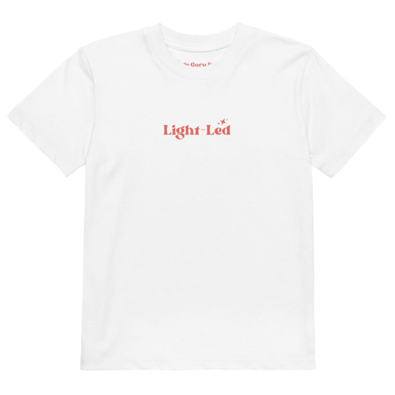 Light-Led in Stardust Flame Kids Organic Cotton Tee by Little Guru & Co.