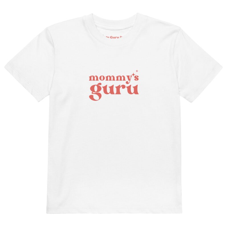 Mommy's Guru in Stardust Flame Kids Organic Cotton Tee by Little Guru & Co.