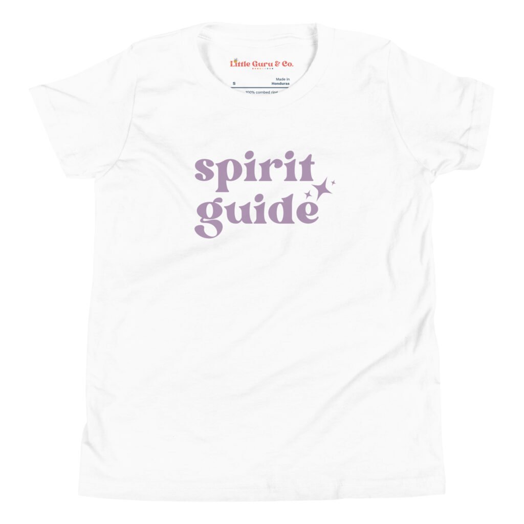 Spirit Guide in Starflower 100% Airlume Cotton Kids Tee by Little Guru & Co.