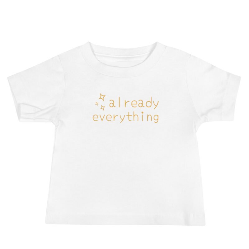 Already Everything in Stardawn Airlume 100 Cotton Baby Tee by Little Guru & Co.