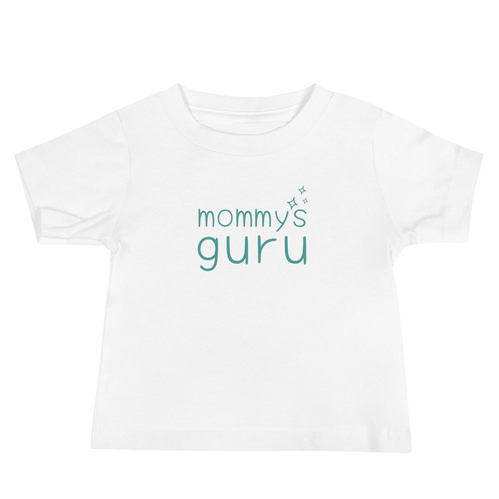 Airlume 100% Cotton Baby Tee – mommy’s Guru Mommy's Guru in Stargazer 100% Airlume Cotton Baby Tee by Little Guru & Co.