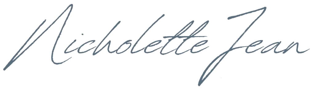 Our Light: About Us Signature of Nicholette Jean, creator and designer of Little Guru & Co.